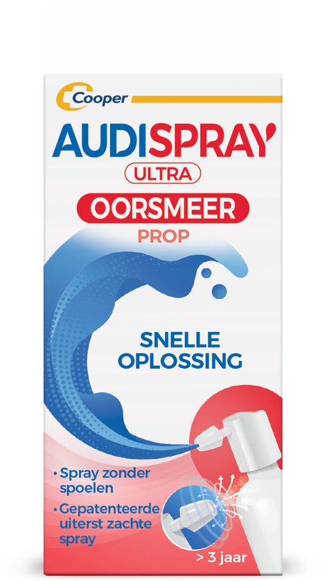 465x840-64 Audispray Ultra - Oorsmeer Verwijderaar - Oordruppels - Oorreiniger - Oorspuit - Oorspray - Tegen Hardnekkige Oorsmeerproppen - Alternatief Wattenstaafjes - Image 1