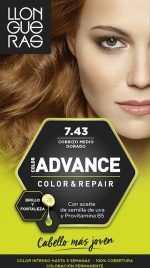 Color Advance Hair Colouring By Llongueras #7.43-cobrizo-medio-dorado - Image 2