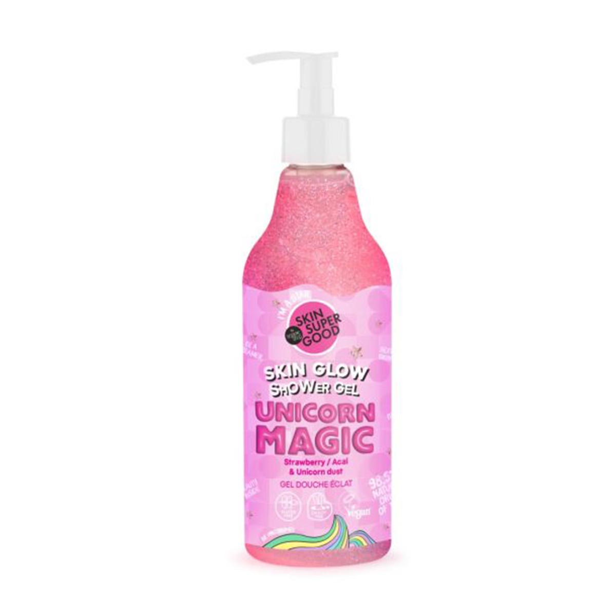4743318143729 Natura Siberica Unicorn Magic Gel Strawberry 500ml - Image 1