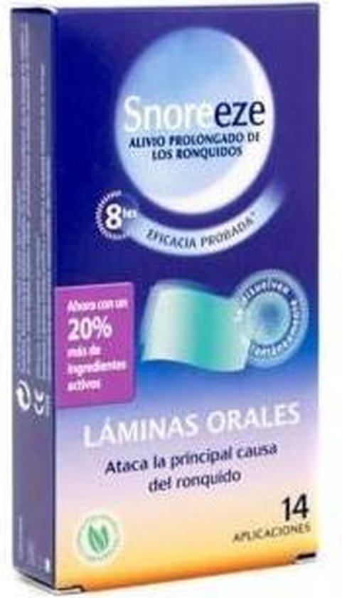 481x840-19 Teva Pharma Snoreeze Oral Blades Snoring 14 Pcs - Image 1