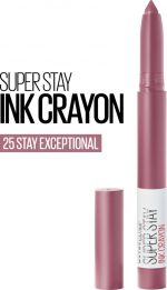 Maybelline Superstay Ink Crayon Matte Lipstick   25 Stay Exceptional   Purple   14 Gr - Image 23