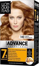 Color Advance Hair Colouring By Llongueras #7.43-cobrizo-medio-dorado