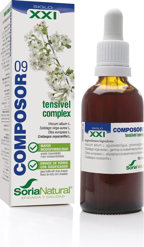 490x840-42 Food Supplement Soria Natural Composor 9 Tensivel Complex 50 ml - Image 1
