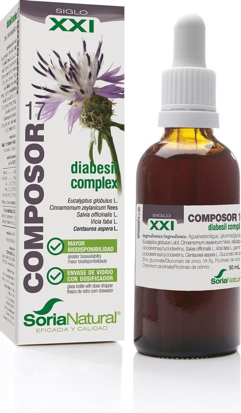 491x840-42 Soria Natural Composor 17 Diabesil Complex 50ml - Image 1