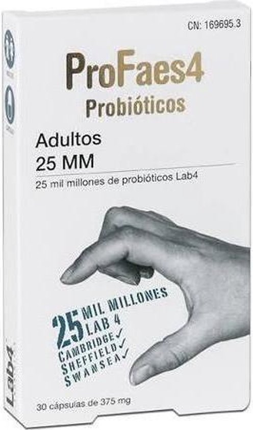 496x840-25 Profaes4 Faes Farma Profaes 4 Adult Probiotic 30 Cap 25mm - Image 1