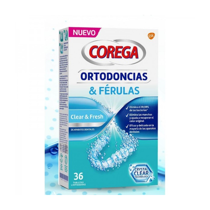 5054563106056 Corega Orthodontics & Splints 36 Tablets - Image 1