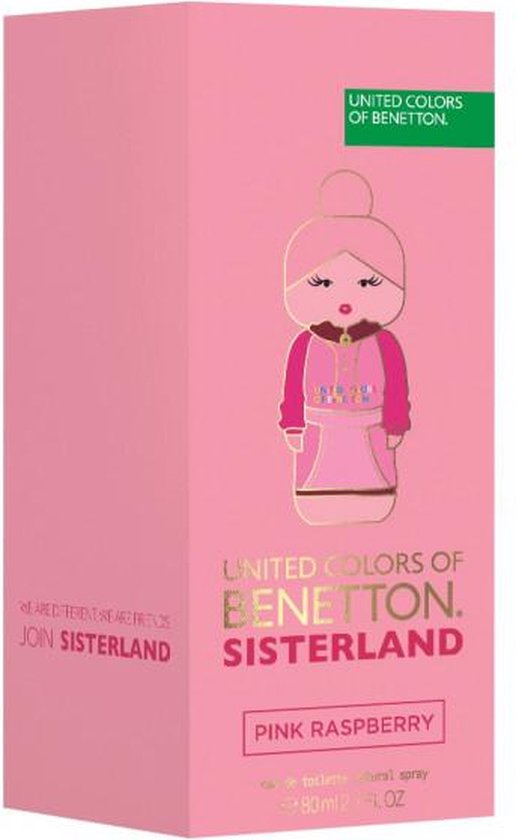 516x840-29 Damesparfum Benetton Sisterland Pink Raspberry EDT (80 ml) - Image 1