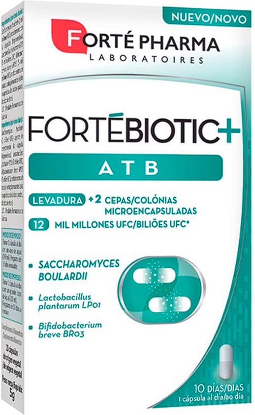 518x840-18 Forte Pharma Fortebiotic+ Atb 10 Capsules - Image 1