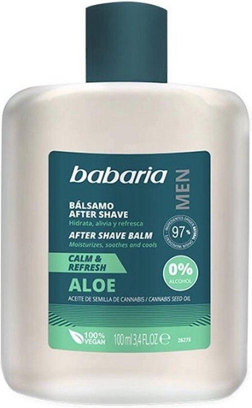 518x840-40 Babaria After Shave Balm Aloe 100ml - Image 1