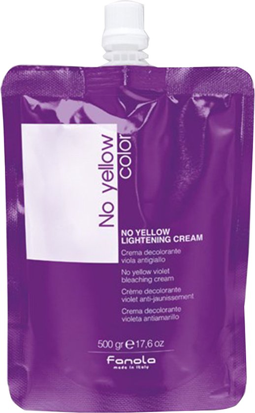 518x840-45 Fanola No Yellow Colour Lightening Cream - 500gr - Image 1