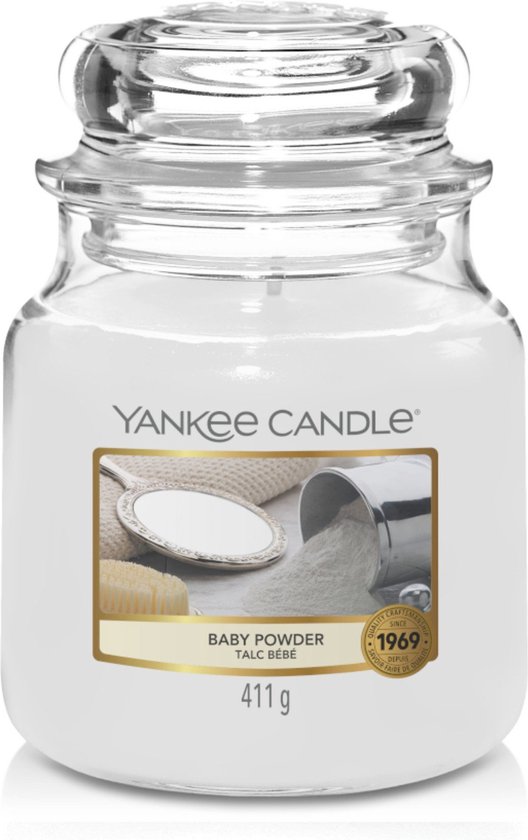 528x840-134 Yankee Candle - Baby Powder Medium Candle - Image 1