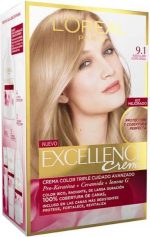 L'oréal Paris Excellence Creme Tinte #9,1 Rubio Claro Claro Ceniza 192 Ml - Image 3