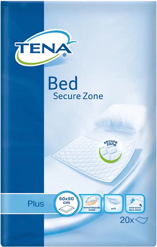 534x840-72 TENA Bed Secure Zone Plus 20 stuk(s) - Image 1