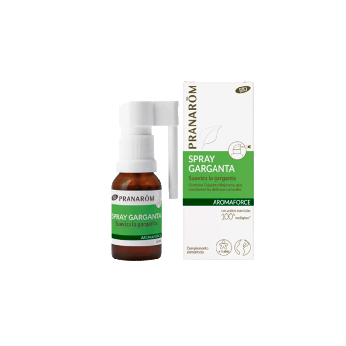 5420008535253_1 Pranarom Aromaforce Throat Spray 15ml - Image 1