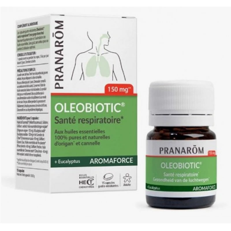 5420008555060 Pranarom Aromaforce Oleobiotic 15 Caps - Image 1