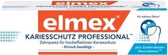 550x182-4 elmex Professional 75ml Tandpasta tegen tandbederf - Image 1