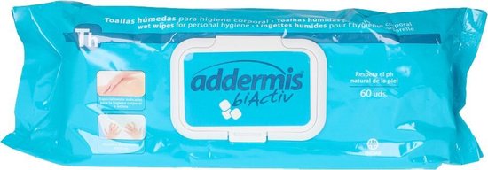 Vochtige doekjes Addermis Biactiv Indasec (60 uds)