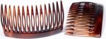 Ornamental comb Inca Peineta Concha Francesa Brown - Image 2