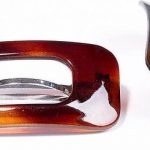 Hair fastener Inca Pasador Concha Francesa Brown