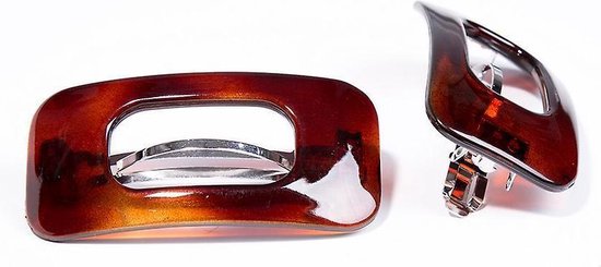 Hair fastener Inca Pasador Concha Francesa Brown