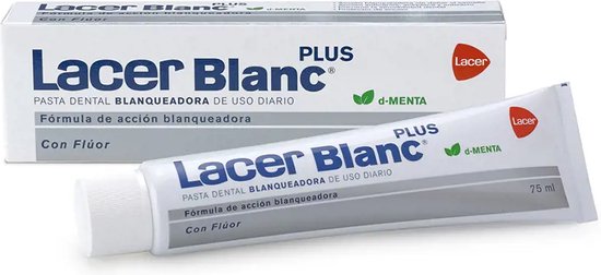 550x252-8 Tandpasta Whitening Lacer Blanc Munt (75 ml) - Image 1