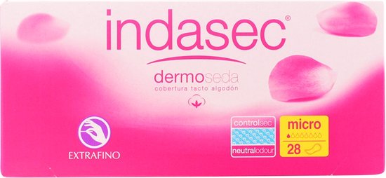 550x254-12 Incontinentie Maandverband Dermoseda Indasec (28 uds) - Image 1