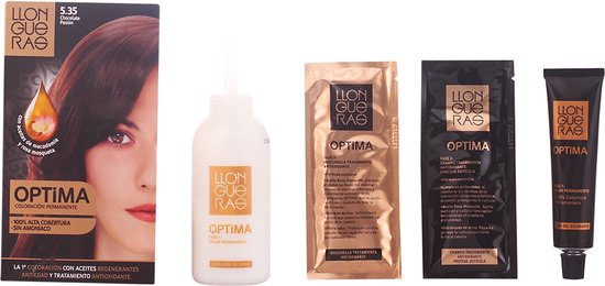 550x260-15 Llongueras - LLONGUERAS OPTIMA hair colour 5.35-passion chocolate - Image 1
