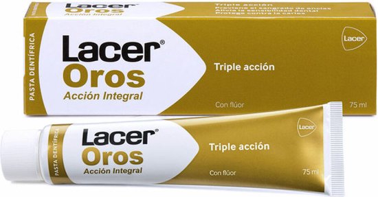 550x287-12 Tandpasta met drievoudige werking Lacer Oro (75 ml) - Image 1
