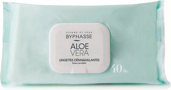 550x288-8 Byphasse Toallitas Desmaquillantes Aloe Vera 40 U - Image 1