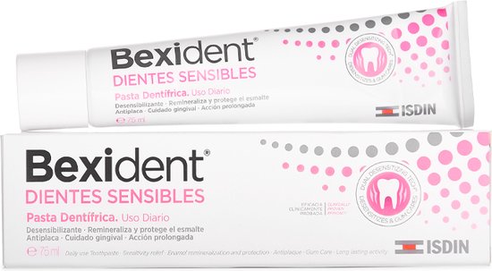 550x303-9 Isdin Bexident Dientes Sensibles Pasta Dentífrica 75 Ml - Image 1