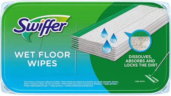 550x309-66 Vervanging van mophoofd Swiffer Vochtig (12 uds) - Image 1