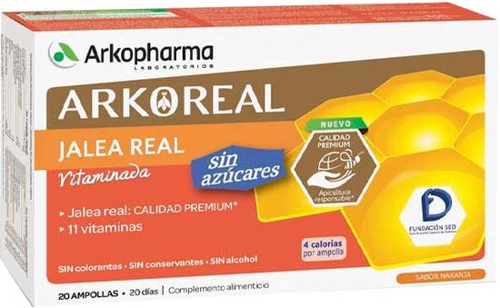 Arkopharma Arkoreal Jelly Light Low Sugar 1g 20 Ampoules