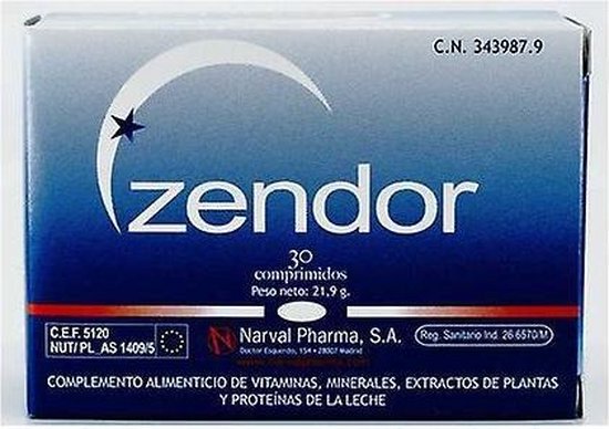 550x388-20 Naval Pharma Narval Pharma Zendor 30 Comp - Image 1