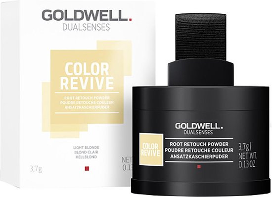 550x398-115 Goldwell Dualsenses Color Revive Root Retouch Powder Light Blonde 3,7 g - Image 1