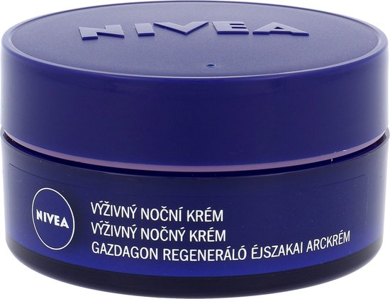 Nivea - Nourishing Regenerating Night Cream for Dry and Sensitive Skin 50 ml Aqua Effect - 50ml