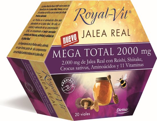 550x425-76 Dietisa Royal Vit Mega Total 2000 Mg 20 Viales - Image 1
