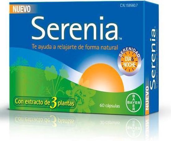 Bayer Serenia Natural Relaxation Day & Night 60 Capsules