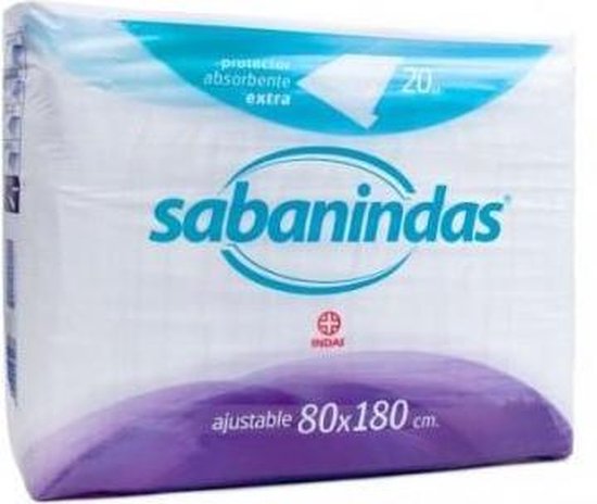 Sabanindas Absorbent Bedding Protector Extra 80x180 30 Uts