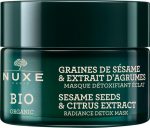 Nuxe Masker Bio Organic Graines de SA c same  Extrait DAgrumes Masque DA c toxifiant A 0clat - Image 4