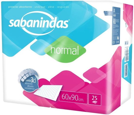 550x471-43 Sabanindas Matrasbeschermers Normaal, 60 x 90 cm - 25 stuks - Image 1