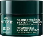 Nuxe Masker Bio Organic Graines de SA c same  Extrait DAgrumes Masque DA c toxifiant A 0clat - Image 2