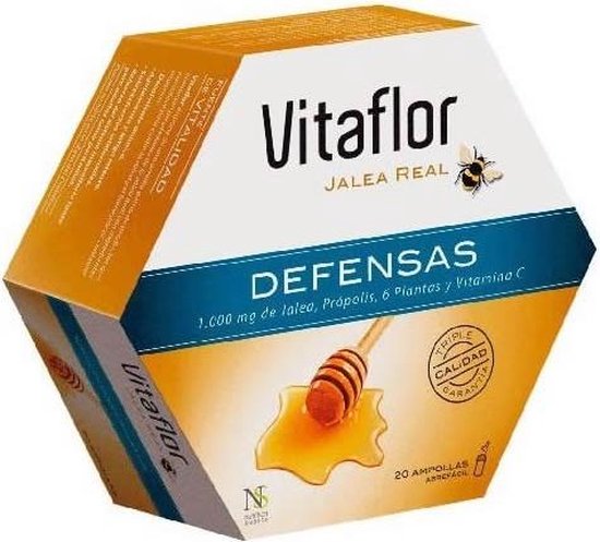 550x497-55 Vitaflor Jalea Real Defensas 20Viales 200ml - Image 1