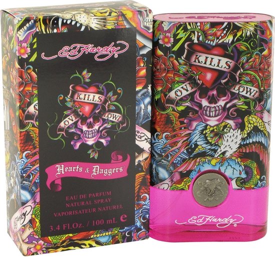 550x514-40 Ed Hardy Hearts & Daggers Women - 100 ml - Eau De Parfum - Image 1