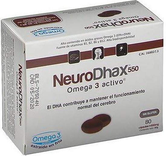 550x518-199 Epadhax Neurodhax Omega 3 Activo 550 Mg 80 Caps - Image 1