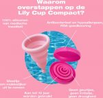 Intimina - Lily Compact Cup maat A - kleine menstruatiecup met plat opvouwbaar compact design - Image 3