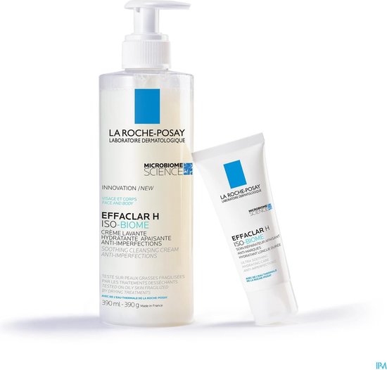 550x526-252 La Roche-posay Effaclar H Iso-biome ČisticI KrEm Pro Problematickou Pleť 390 Ml - Image 1