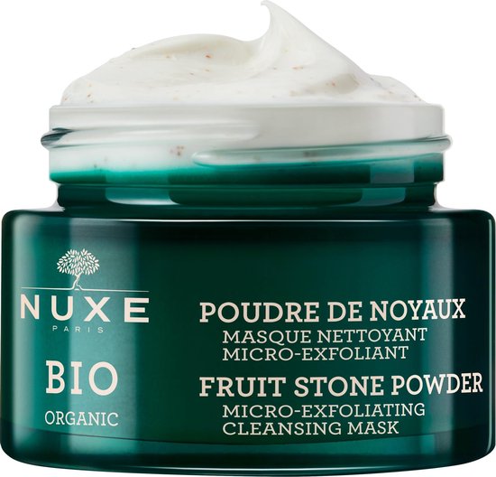 550x528-124 Nuxe Bio Organic Fruit Stone Powder Micro Exfoliating Cleansing Mask 50ml - Image 1