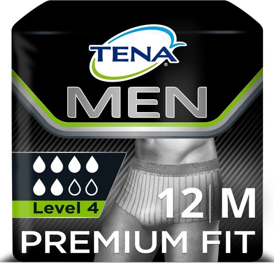 550x528-93 TENA Men Premium Fit Protective Underwear Level 4 - maat M - 12 stuks - Image 1