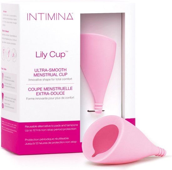 550x543-118 Intimina - Lily Cup maat A - dunne menstruatiecup, vrouwelijke cup, tot 8 uur te gebruiken - Image 1