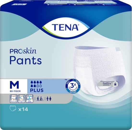 550x545-138 Tena Pants Plus M Incontinentie - 14 stuks - Incontinentieluiers - Image 1